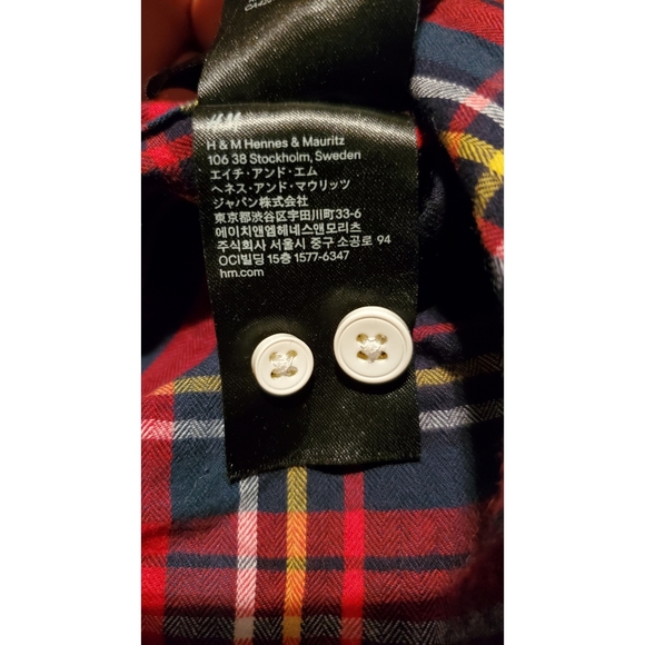 Seasonal Royal Stewart red plaid button-up - Picture 2 of 5